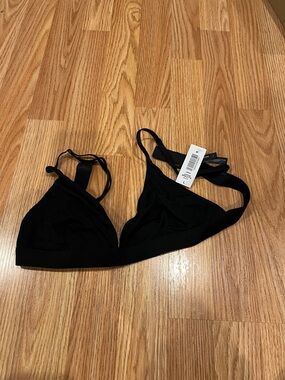 Babaton Black Wireless Triangle Bralette